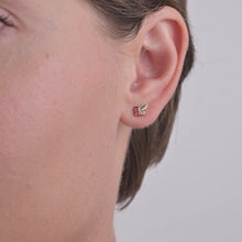 Load and play video in Gallery viewer, Camélia Earrings 1 Pink
