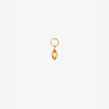 Load image into Gallery viewer, Charm piercing saphir jaune Or 18 carats Sophie d&#39;Agon face
