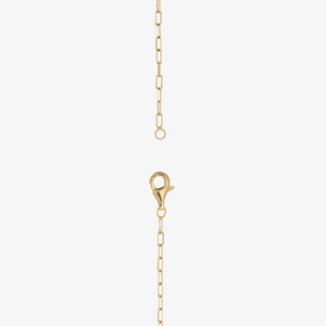 Collier Ani 2 Anis en or jaune 18k avec émeraudes et diamants blanc fermoir