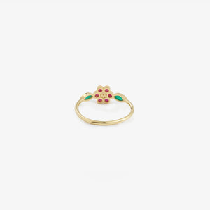 Miniflower Bague 1 Rouge