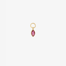 Load image into Gallery viewer, Charm piercing rubis Or 18 carats Sophie d&#39;Agon Face
