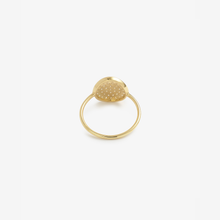 Load image into Gallery viewer, Bague Yellowstone 1 Diamant or jaune recyclé dos
